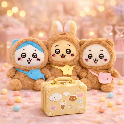 A-【Kawaii Lucky Scoop Suitcase Set】- Edición de 14"