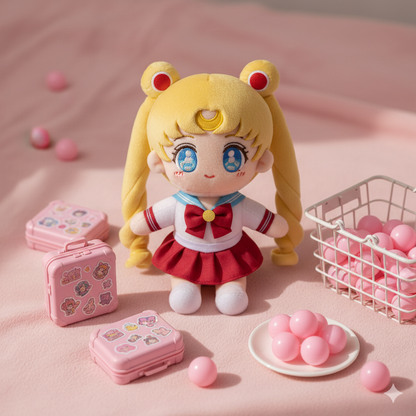 A-【Kawaii Lucky Scoop Suitcase Set】- Edición de 14"