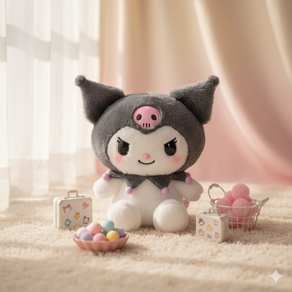 A-【Kawaii Lucky Scoop Suitcase Set】- Edición de 14"