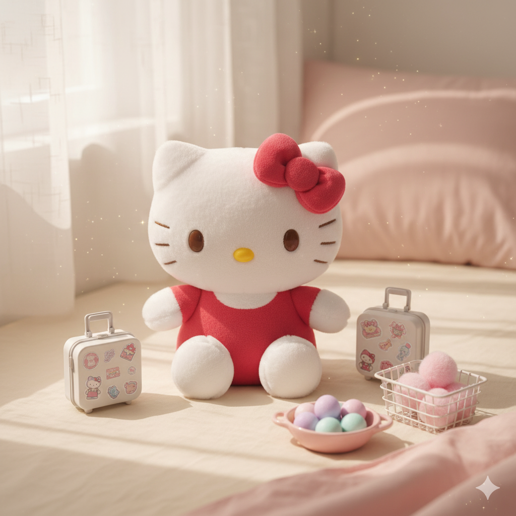 A-【Kawaii Lucky Scoop Suitcase Set】- Edición de 14"