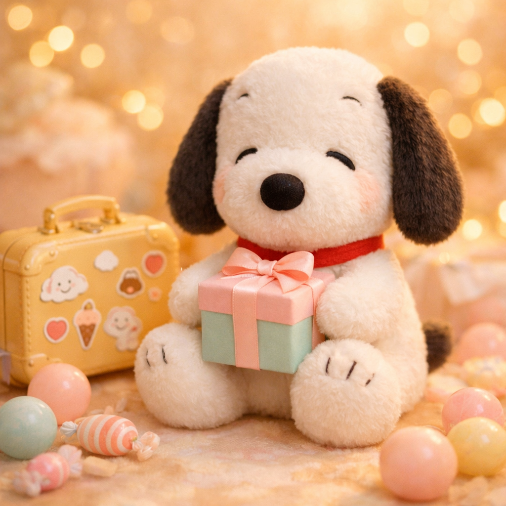 A-【Kawaii Lucky Scoop Suitcase Set】- Edición de 14"